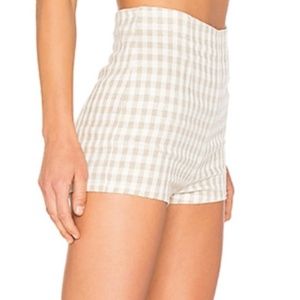 Revolve Gingham Pier Shorts